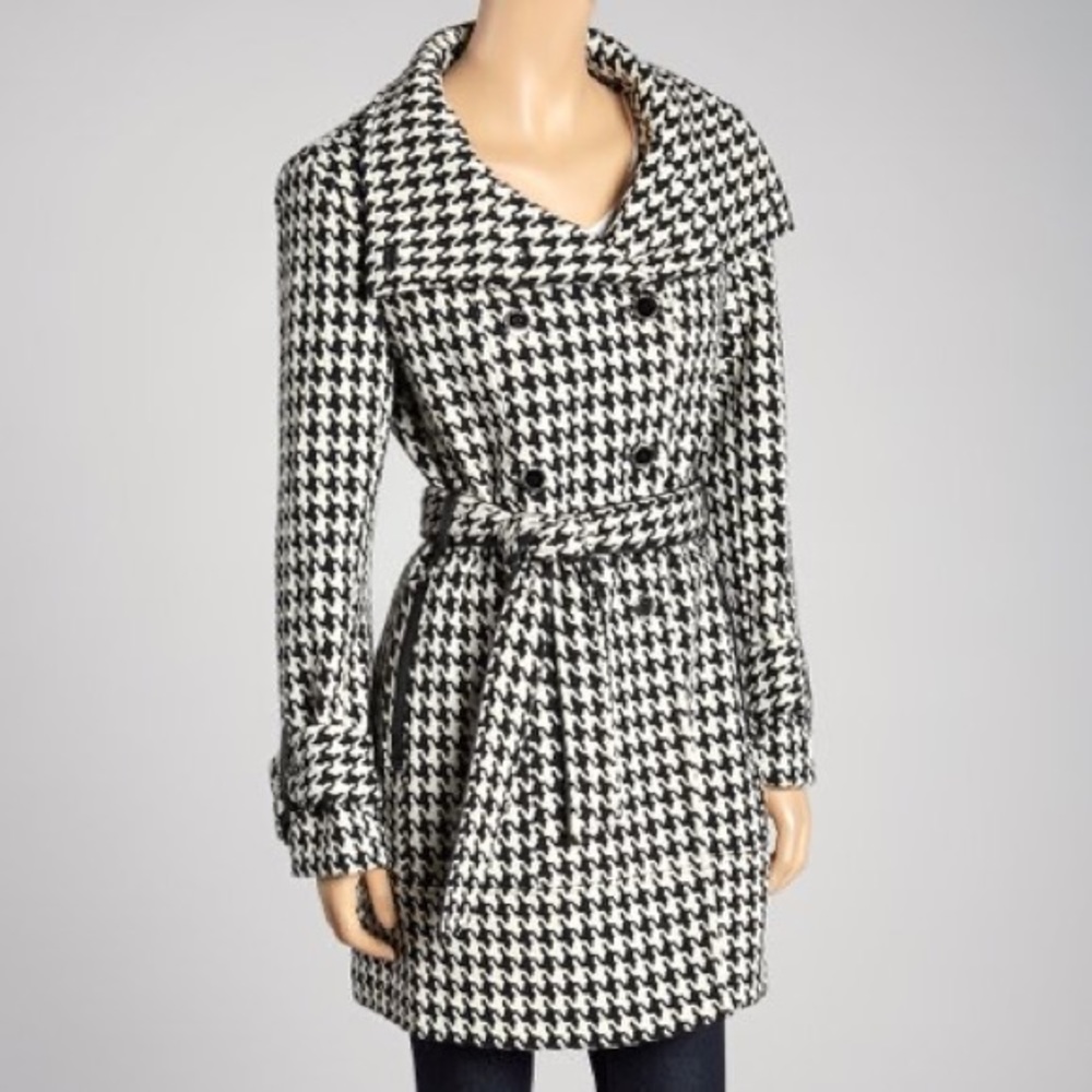 Calvin Klein Houndstooth Coat